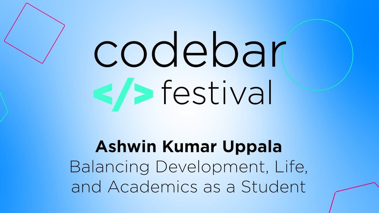 Balancing Development, Life, and Academics as a Student at codebar Festival 2022